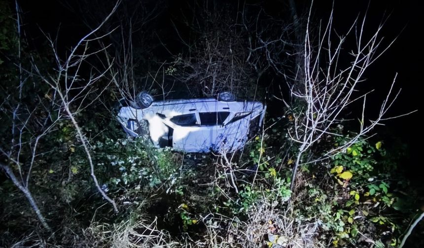 Artvin’de otomobil uçuruma yuvarlandı! 4 yaralı
