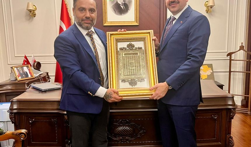 Ferhat Aydoğan, Adalet Bakan Yardımcısı Mehmet Yılmaz ile Görüştü