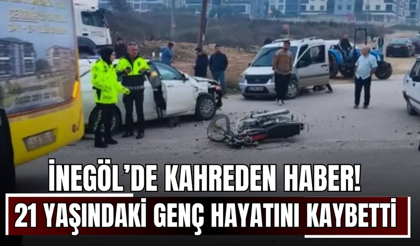 İnegöl'de Kahreden Haber! 21 Yaşındaki Genç Hayatını Kaybetti