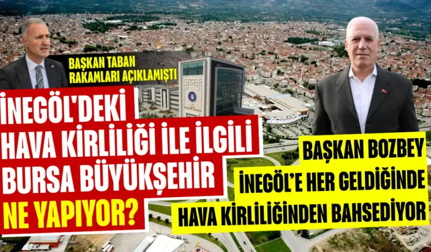 İnegöl'deki hava kirliliği ile ilgili Bursa Büyükşehir Ne Yapıyor?