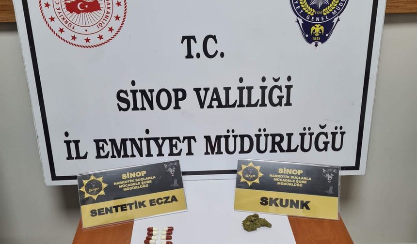 Sinop'ta uyuşturucu operasyonları! 11 gözaltı