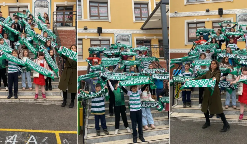 Bursa'da karne günü renkli görüntüler: Okulda coşku tavan yaptı!
