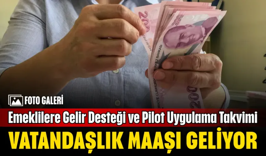 Vatandaşlık Maaşı Geliyor: Emeklilere Gelir Desteği ve Pilot Uygulama Takvimi
