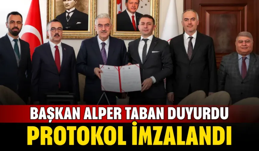 Başkan Alper Taban Duyurdu: Protokol İmzalandı...