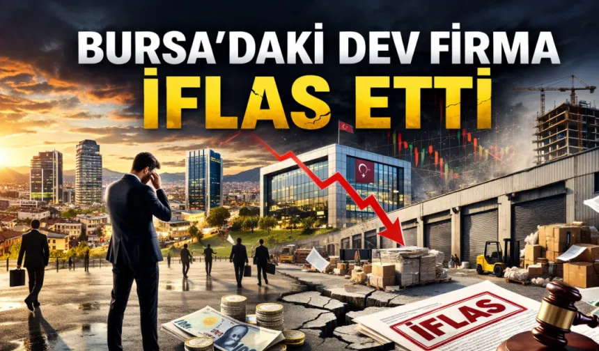 Bursa'daki Dev Firma İçin İflas Kararı