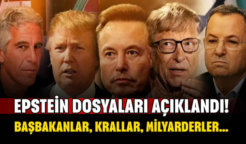 Epstein dosyaları açıklandı! Başbakanlar, krallar, milyarderler…