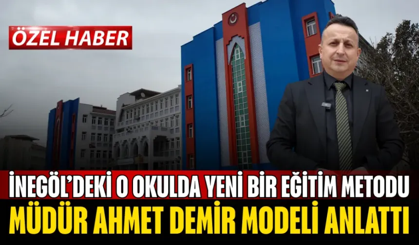 İnegöl TOKİ Mehmet Akif Ersoy İlkokulu’nda Yeni Model: Pergel Nakış