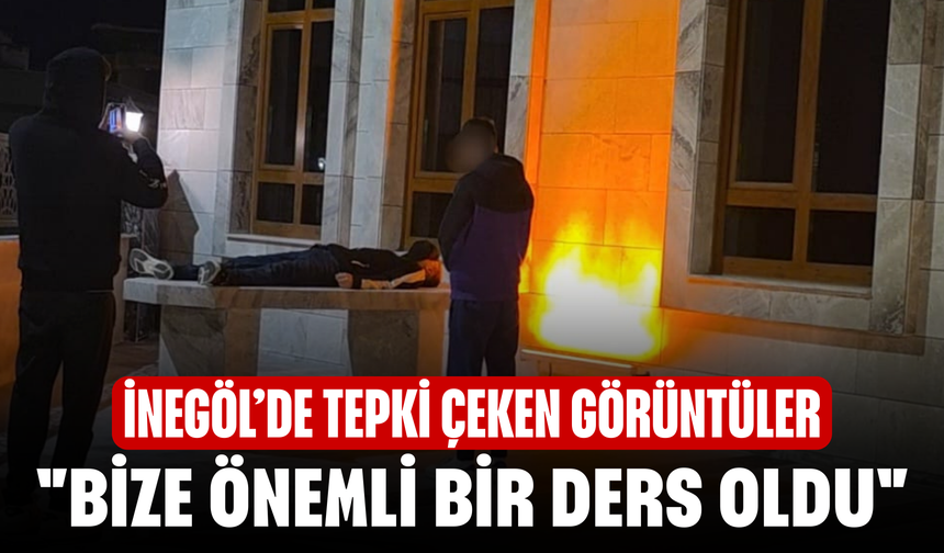 İnegöl'de tepki çeken görüntüler! "Bize Önemli Bir Ders Oldu"
