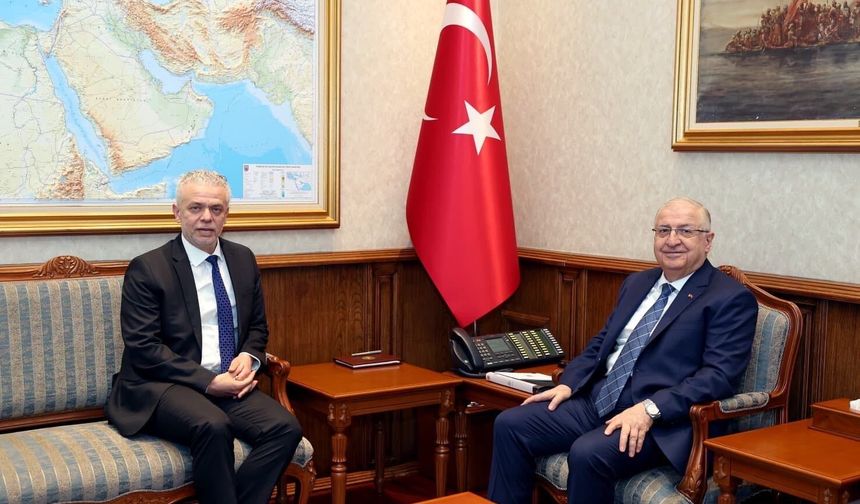 Bakan Güler, KKTC’nin Ankara Büyükelçisi Korukoğlu’nu kabul etti