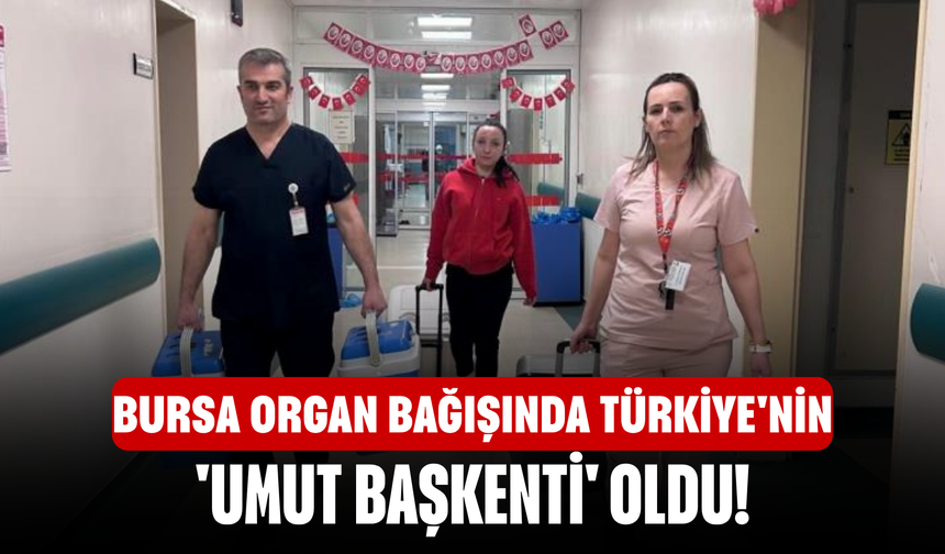 Bursa organ bağışında Türkiye'nin 'umut başkenti' oldu!