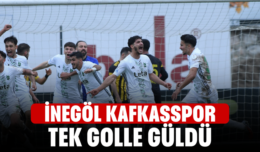 İnegöl Kafkas Tek Golle Güldü