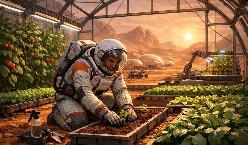 Mars’ta Tarım Gerçek Oluyor! Bilim İnsanları Mars Tozu ve Mikroplarla Gıda Üretmeyi Başardı
