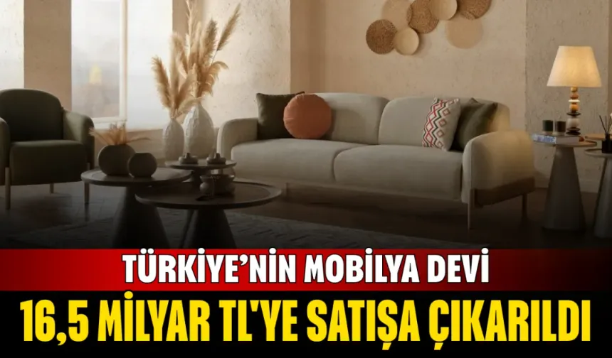 Mobilya Devi 16,5 Milyar TL'ye Satışa Çıkarıldı