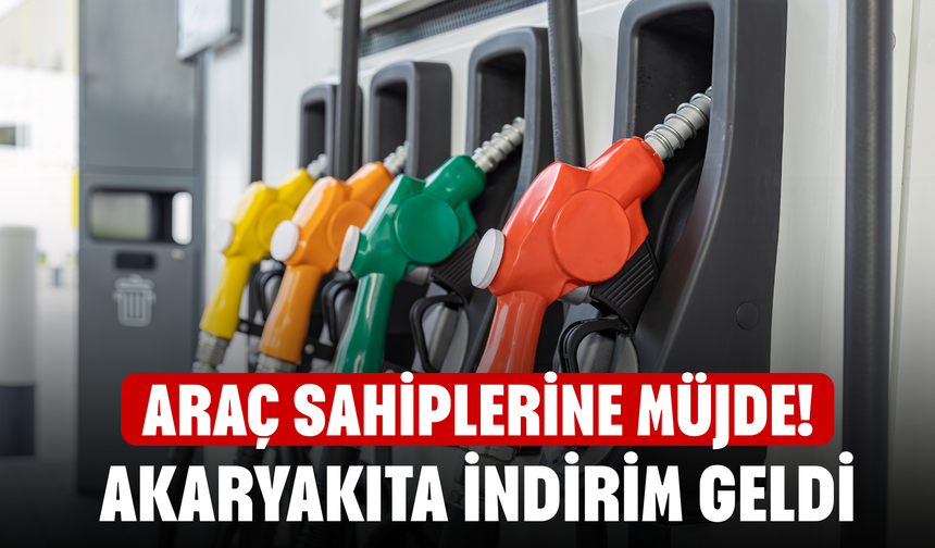 Araç Sahiplerine Müjde! Akaryakıta indirim geldi