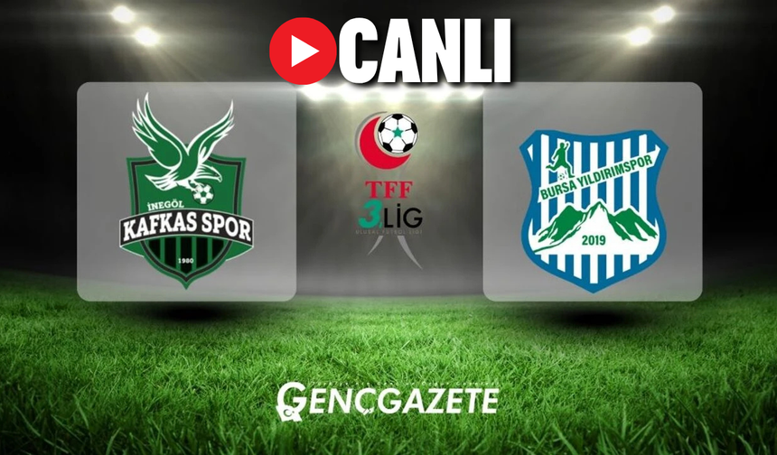 CANLI | İnegöl Kafkasspor – Bursa Yıldırımspor Maçı Canlı Anlatım