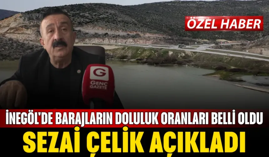 İnegöl'de Barajların Doluluk Oranları Belli Oldu