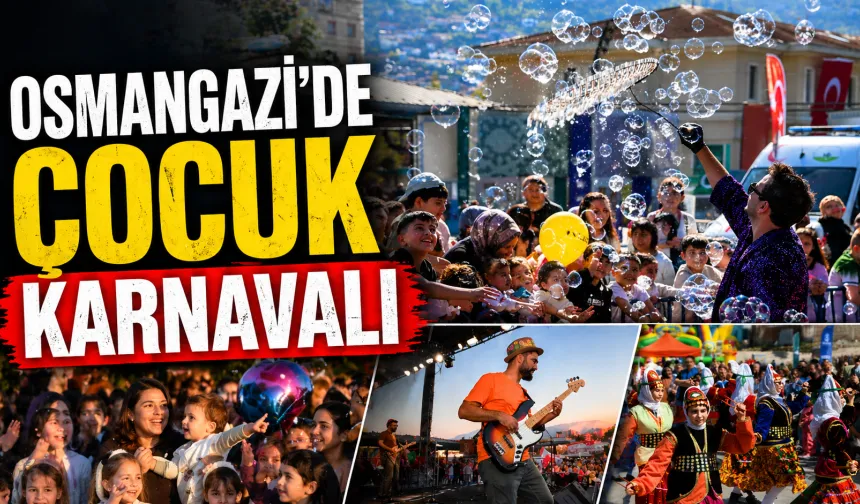 Osmangazi’de çocuk karnavalı