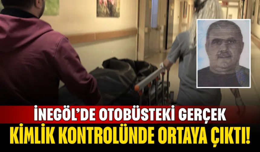 Otobüsteki gerçek kimlik kontrolünde ortaya çıktı!