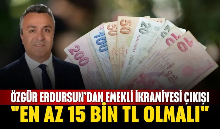 SG Uzmanı Özgür Erdursun’dan Emekli İkramiyesi Çıkışı! "En Az 15 Bin TL Olmalı"