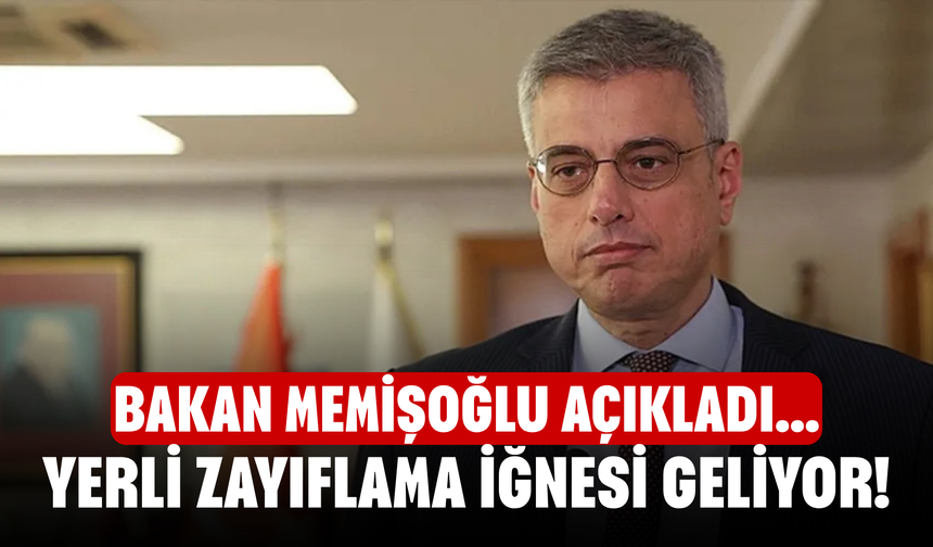 Yerli zayıflama iğnesi geliyor! Bakan Memişoğlu açıkladı...