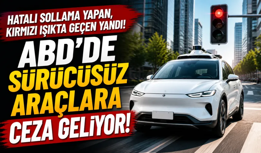 ABD’de Sürücüsüz Araçlara Trafik Cezası Dönemi Başlıyor