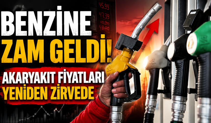 Benzine zam geldi! Akaryakıt fiyatları yeniden zirvede