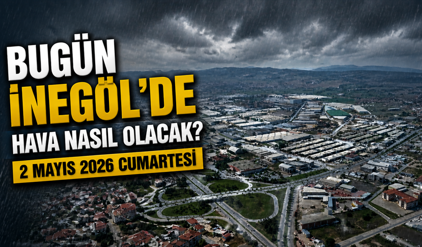 Bugün İnegöl’de hava nasıl olacak? 2 Mayıs İnegöl hava durumu