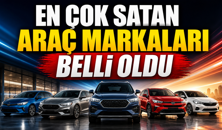 En çok satan araç markaları belli oldu