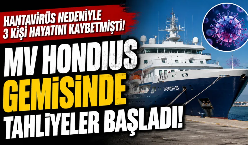 Hantavirüs Ölümleri Yaşanan MV Hondius Gemisinde Tahliyeler Başladı