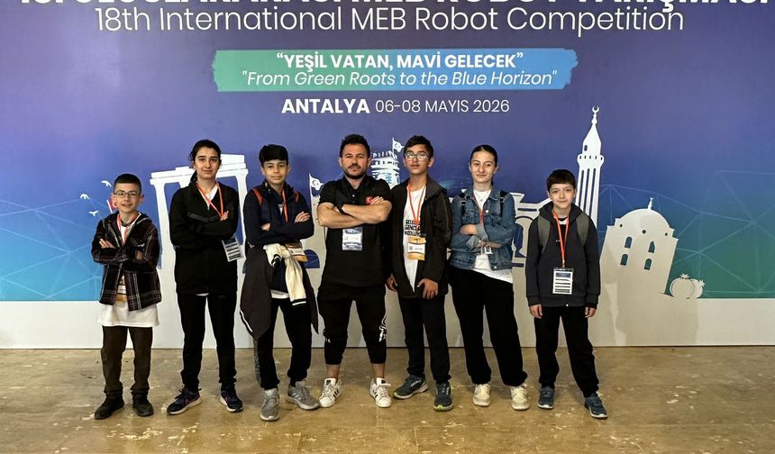 İnegöl Bakyapı Hacı Ali Bakgör Ortaokulu’ndan Robotik Yarışmasında Büyük Başarı