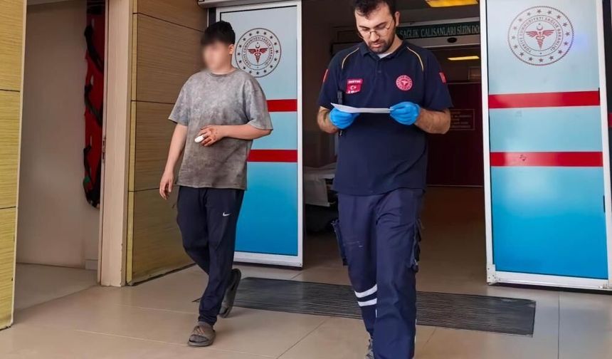 İnegöl'de 16 yaşındaki gencin parmağı koptu!