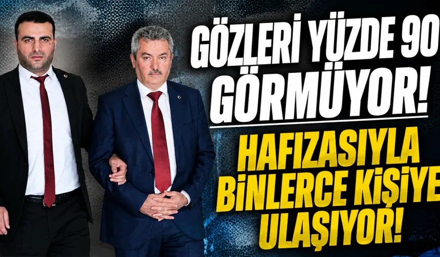 İnegöl’de Görme Engelli Santral Memuru Hafızasındaki 3 Bin Numarayla Dikkat Çekiyor