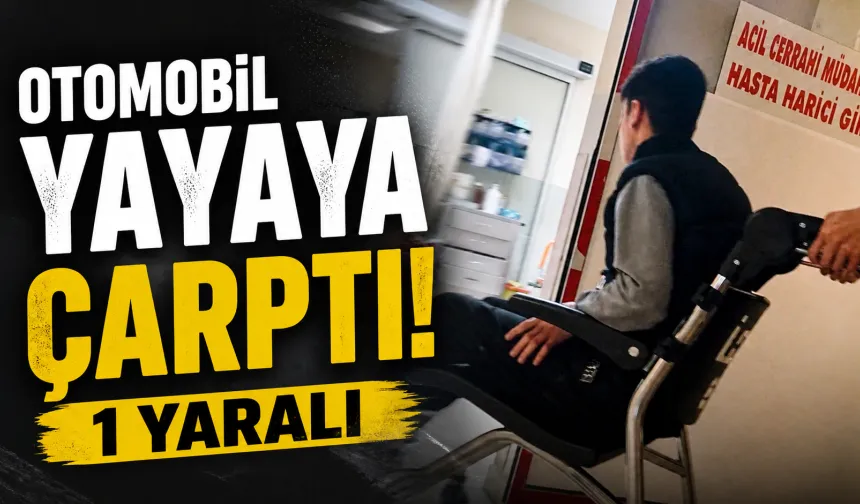 İnegöl’de Otomobil Yayaya Çarptı, 16 Yaşındaki Genç Yaralandı