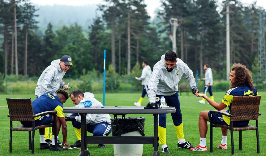 Fenerbahçe'de futbolcular laktat testinden geçti