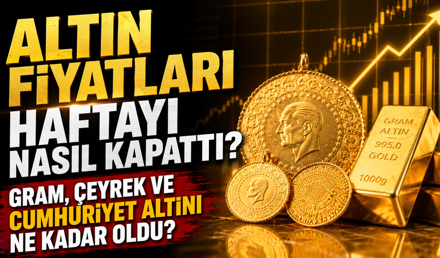 Altın Fiyatları Haftayı Nasıl Kapattı? Gram, Çeyrek ve Cumhuriyet Altını Ne Kadar Oldu?