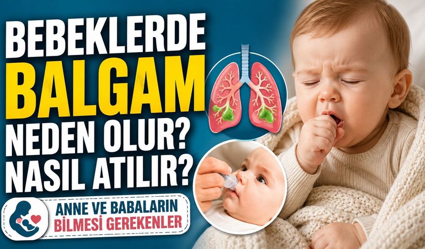 Bebeklerde Balgam Neden Olur? Nasıl Atılır? Anne ve Babaların Bilmesi Gerekenler