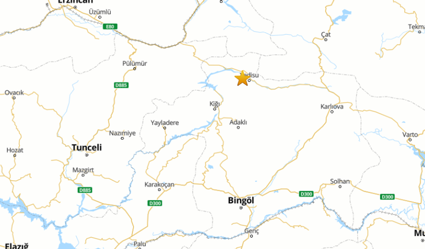 Bingöl’de Deprem Oldu!