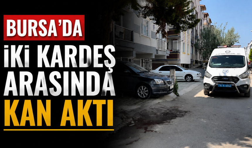 Bursa’da iki kardeş arasında kan aktı