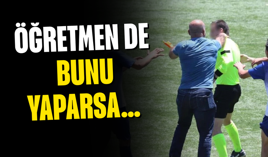Bursa’da Liseler Arası Futbol Finalinde Hakeme Saldırı!