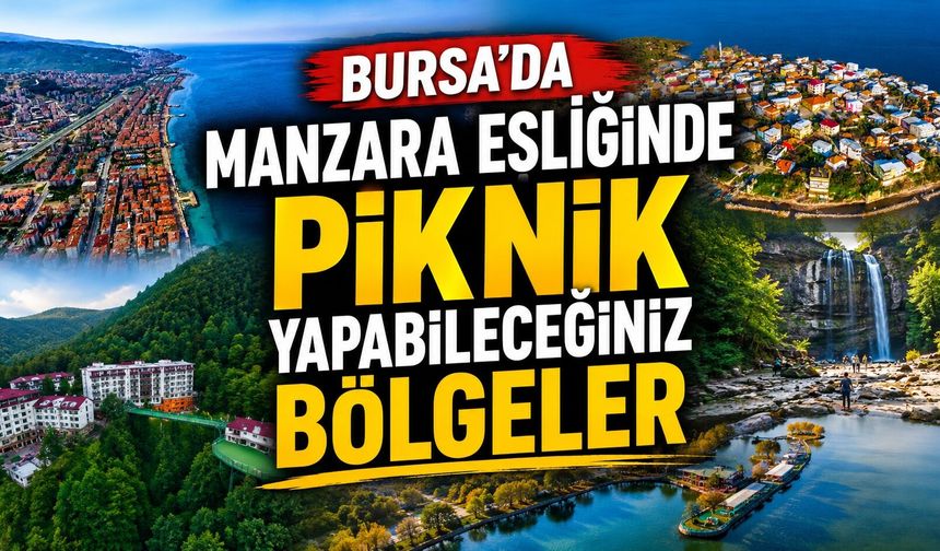 Bursa’da manzara eşliğinde piknik yapabileceğiniz bölgeler