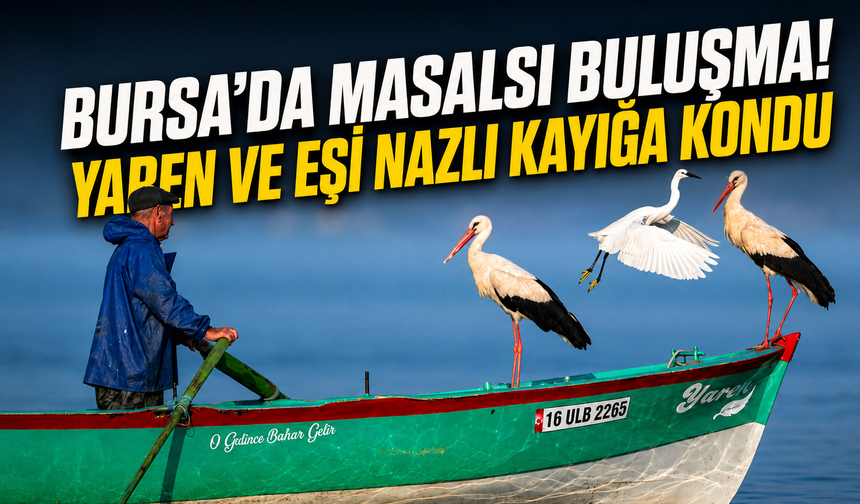 Bursa'da Masalsı Buluşma! Yaren ve Eşi Nazlı Kayığa Kondu