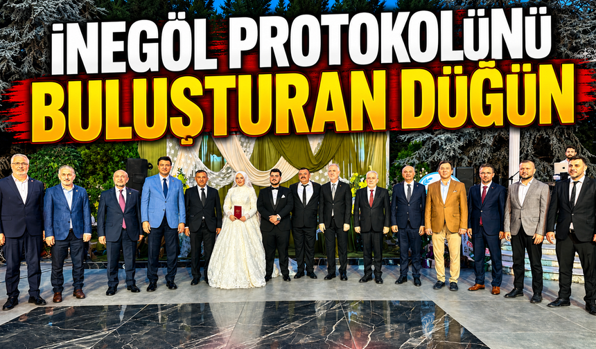 İnegöl Protokolünü Buluşturan Düğün