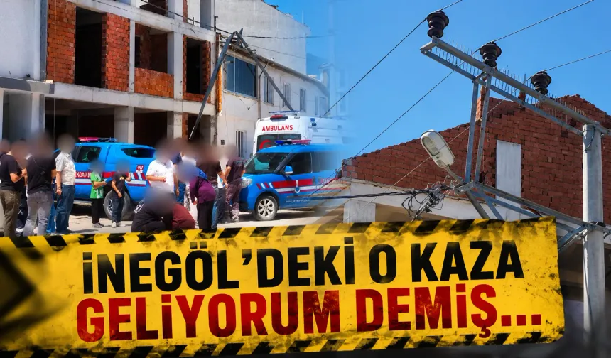 İnegöl'deki o kaza geliyorum demiş...