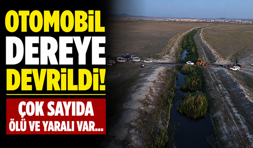 Otomobil Dereye Devrildi! Çok Sayıda Ölü ve Yaralı Var...