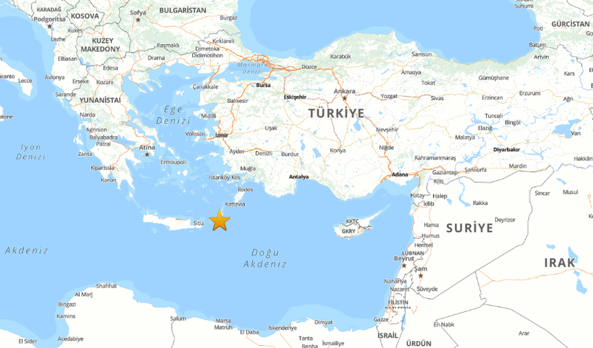 SON DAKİKA| Akdeniz’de deprem mi oldu? AFAD – Kandilli son depremler listesi