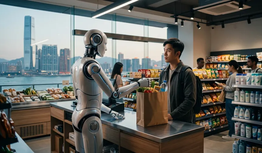 Tarihte Bir İlk! İnsansı Robot Market İşletmeye Başladı