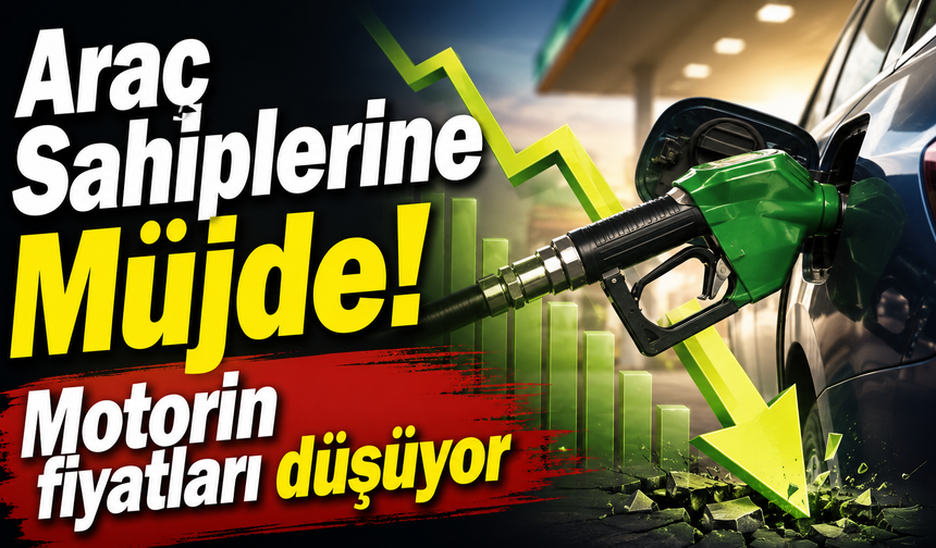 Araç Sahiplerine Müjde! Motorin fiyatları düşüyor
