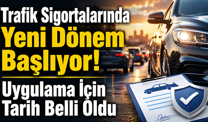 Trafik Sigortalarında Yeni Dönem Başlıyor! Uygulama İçin Tarih Belli Oldu