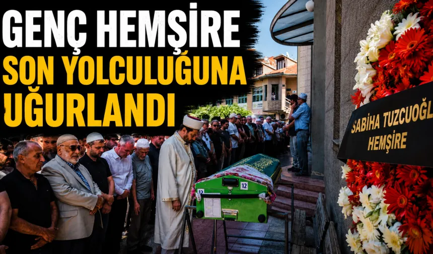 İnegöl’de Görev Yapan Hemşire Sabiha Tuzcuoğlu Son Yolculuğuna Uğurlandı