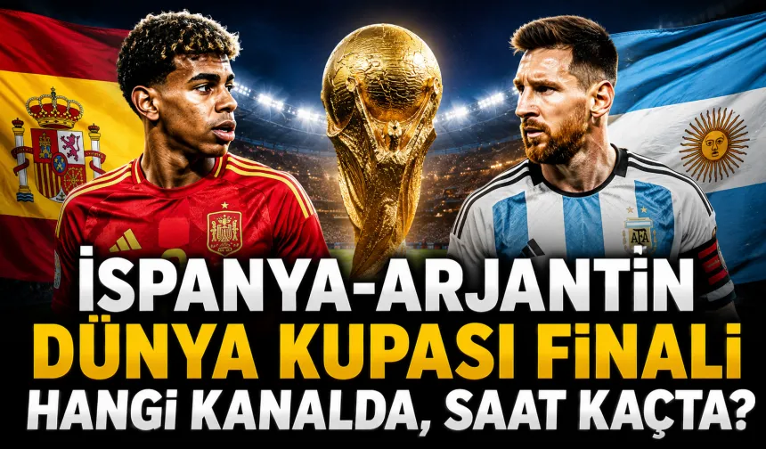 İspanya-Arjantin Dünya Kupası finali hangi kanalda, saat kaçta?